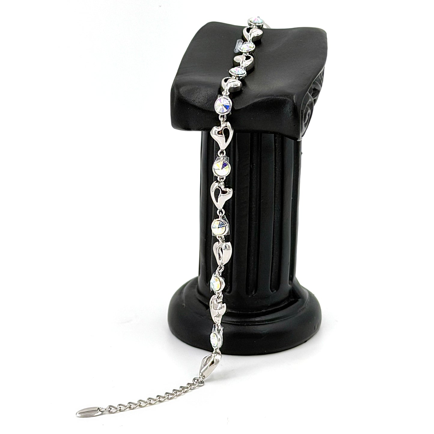 Brazalete Dama Oro Blanco Laminado