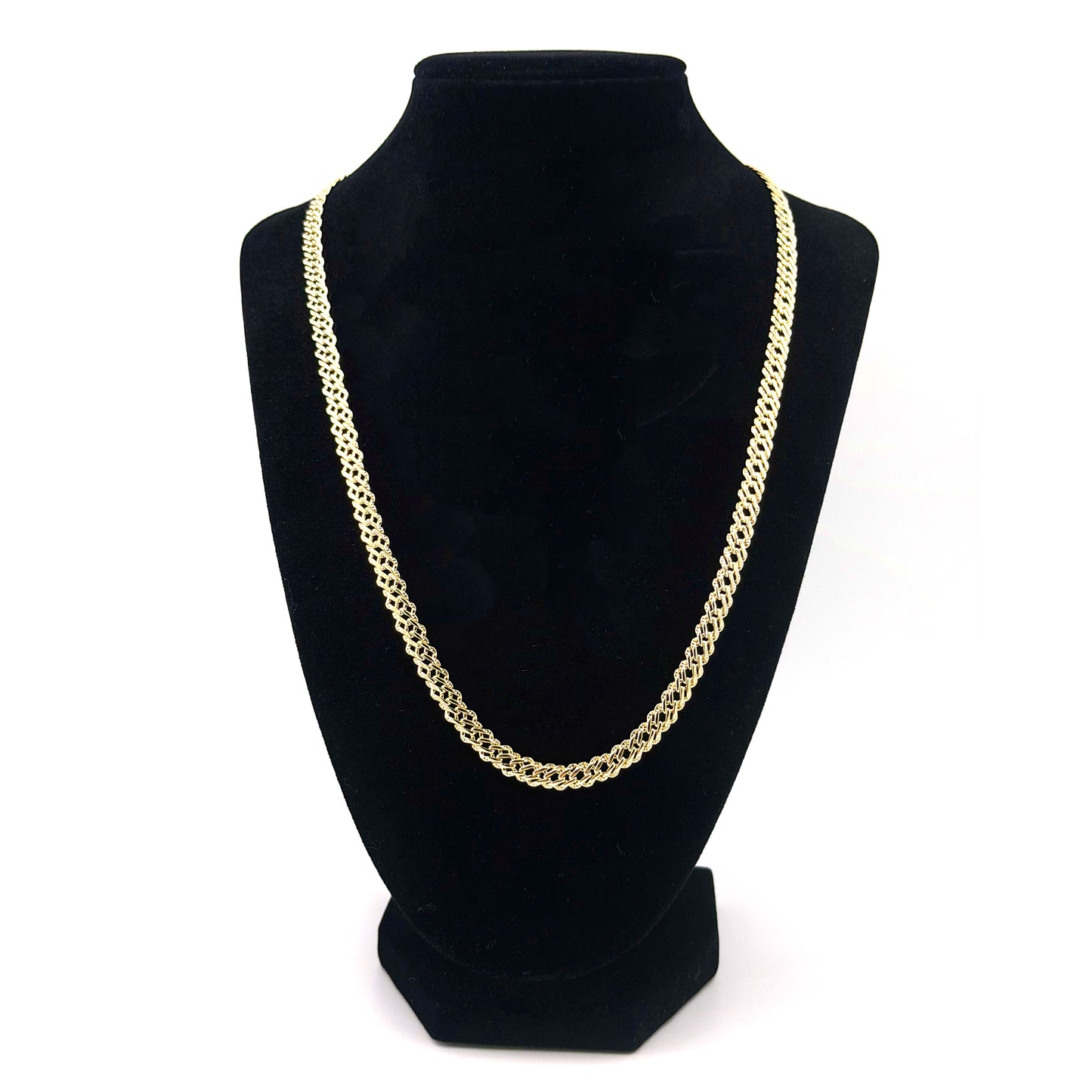 Cadena Caballero Oro Laminado 14k