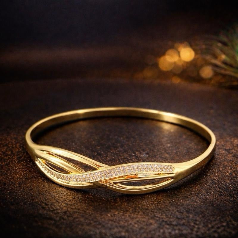 Brazalete Dama Oro Laminado