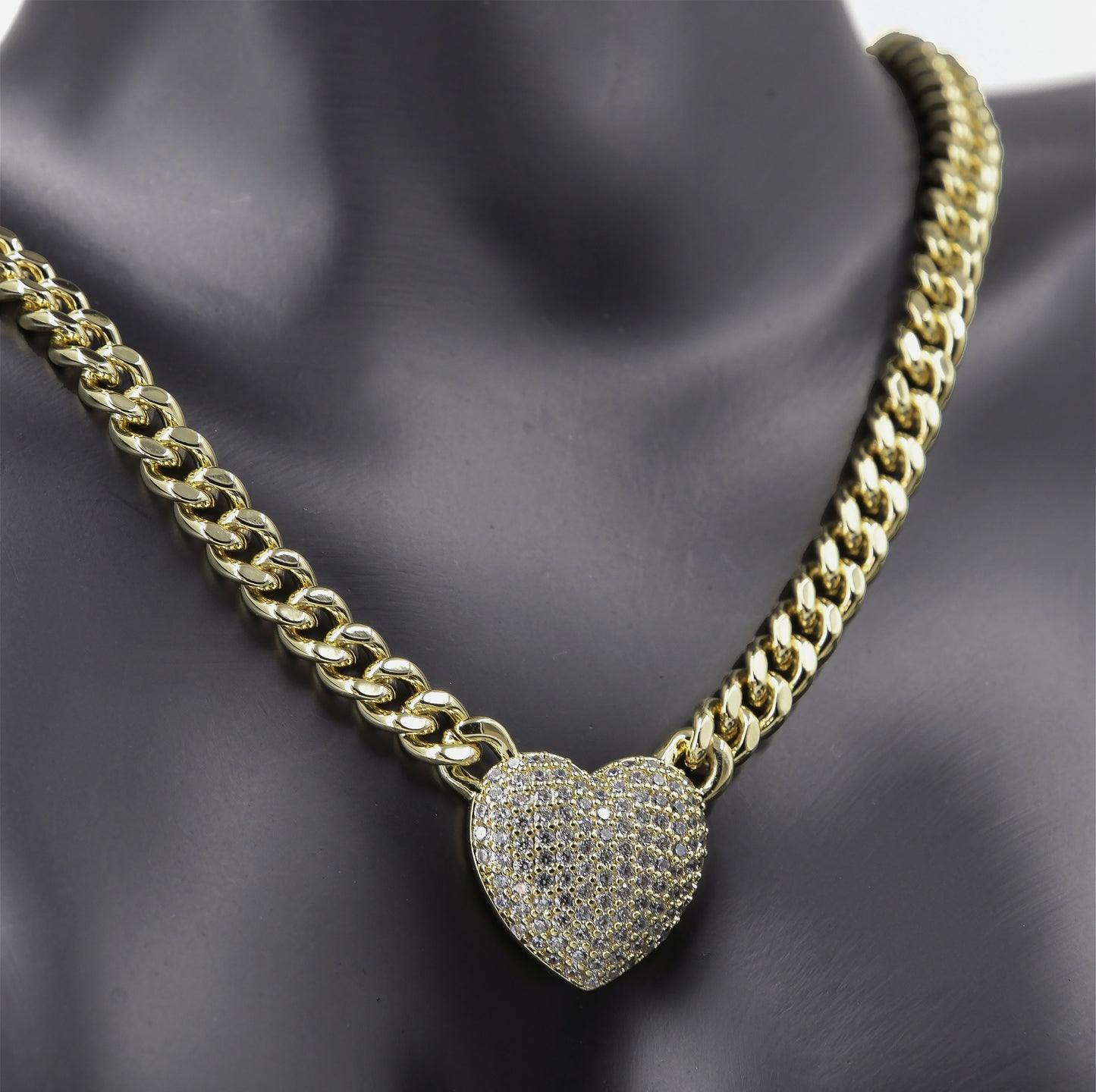 Set de cadena con pulsera para dama oro laminado