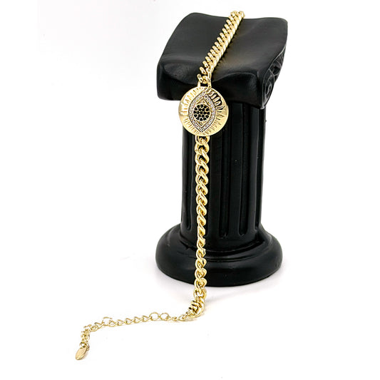 Brazalete Dama Oro Laminado