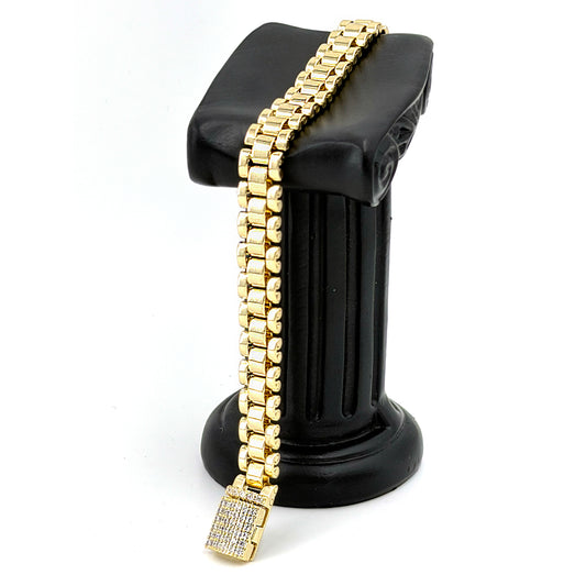 Brazalete Dama Oro Laminado