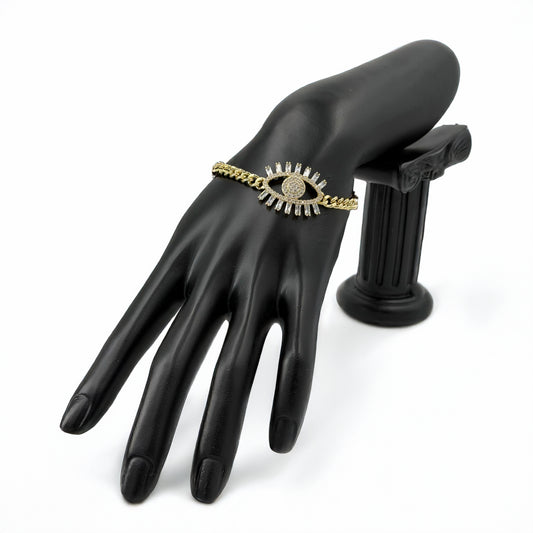 Brazalete Dama Oro Laminado