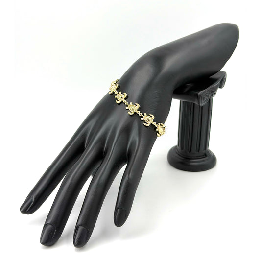 Brazalete Dama Oro Laminado
