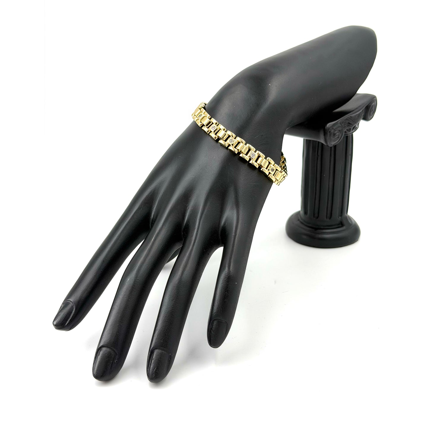 Brazalete Dama Oro Laminado