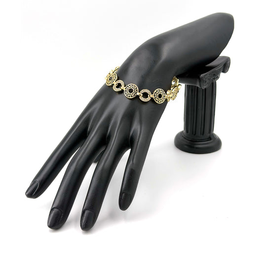 Brazalete Dama Oro Laminado