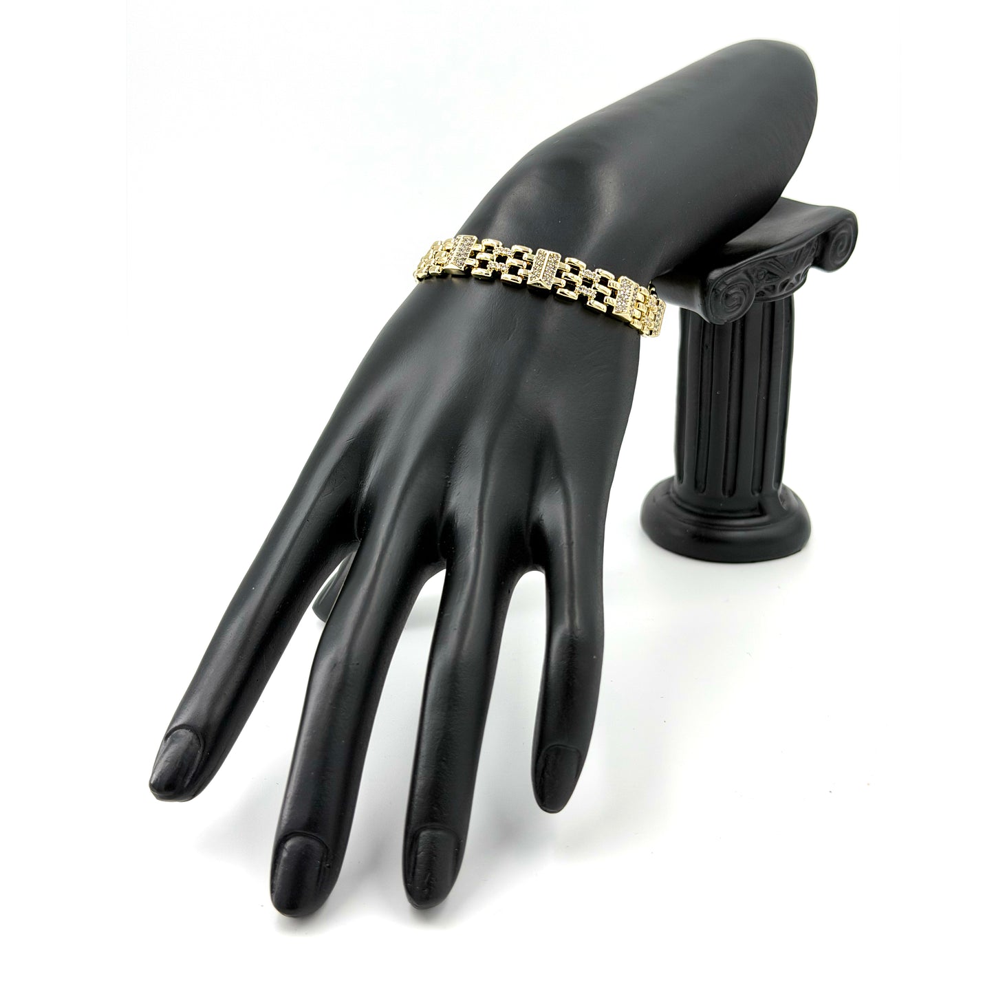 Brazalete Dama Oro Laminado
