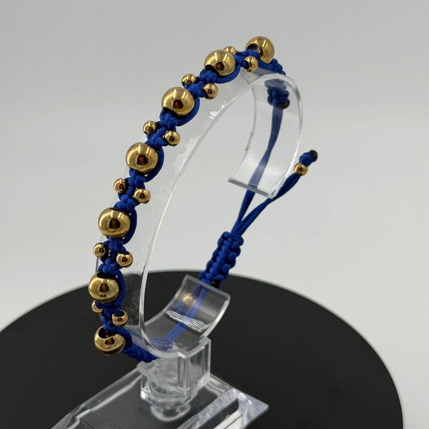 Pulsera Tejida Artesanal Oro Laminado.Nuestras Pulseras son Ajustables