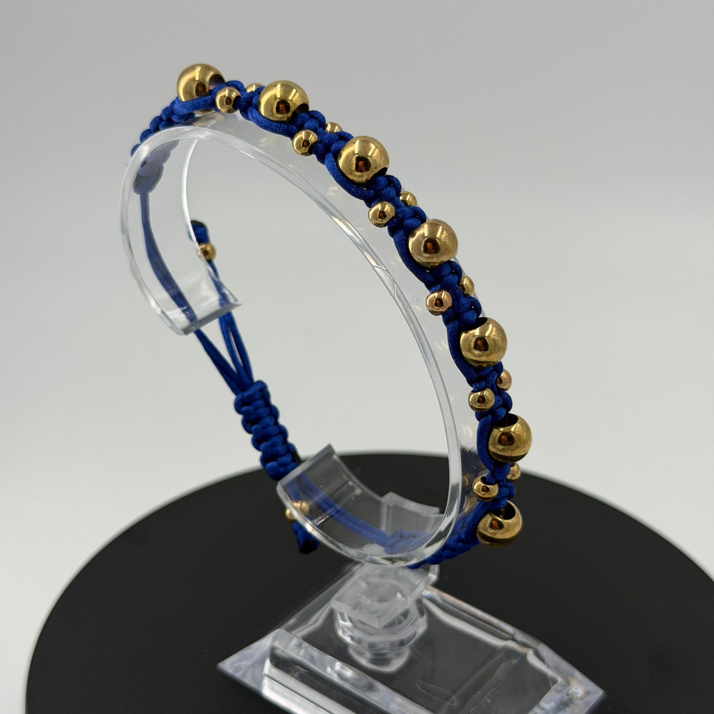 Pulsera Tejida Artesanal Oro Laminado.Nuestras Pulseras son Ajustables