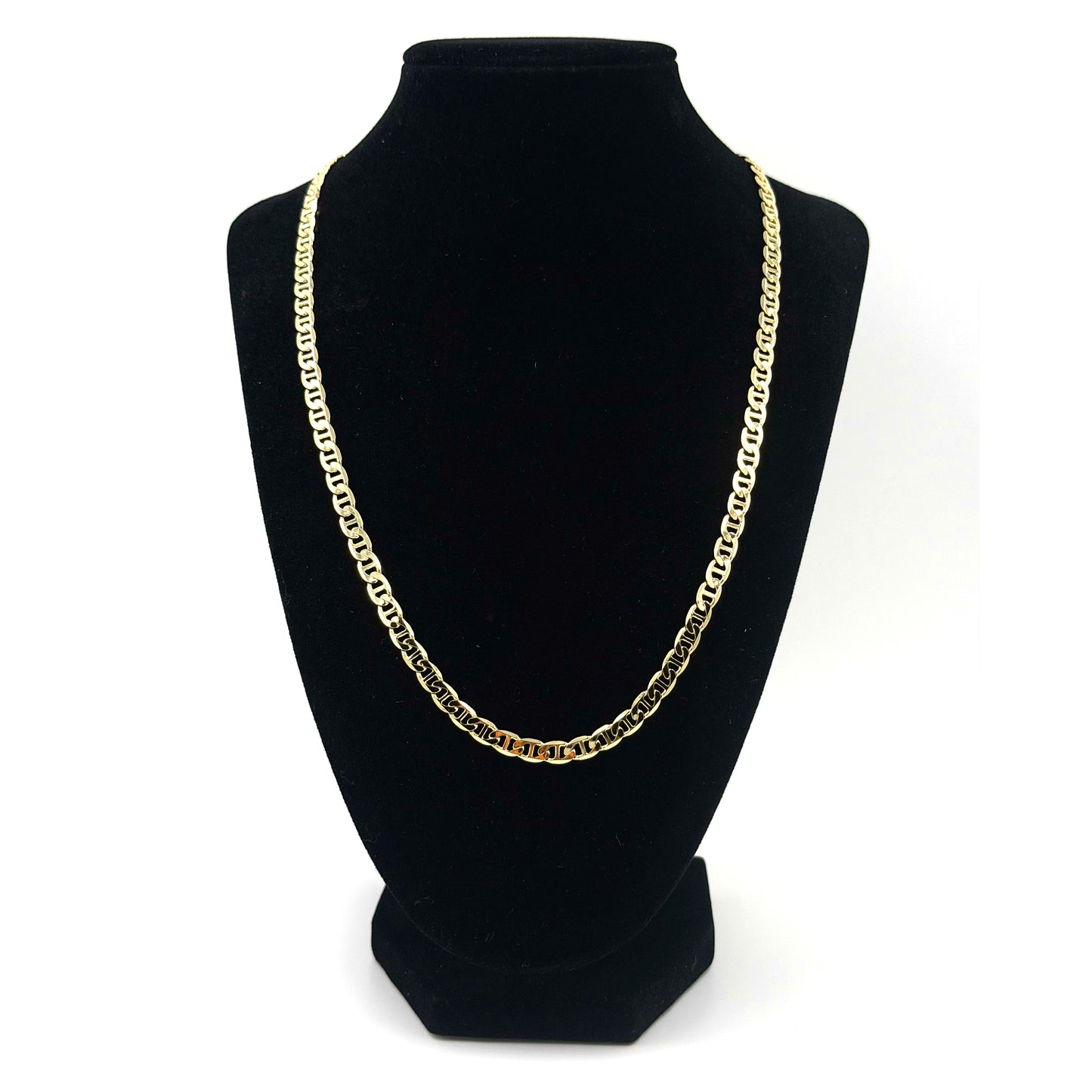 Cadena Caballero Oro Laminado 14k