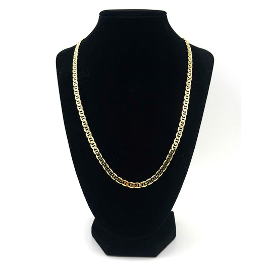 Cadena Caballero Oro Laminado 14k