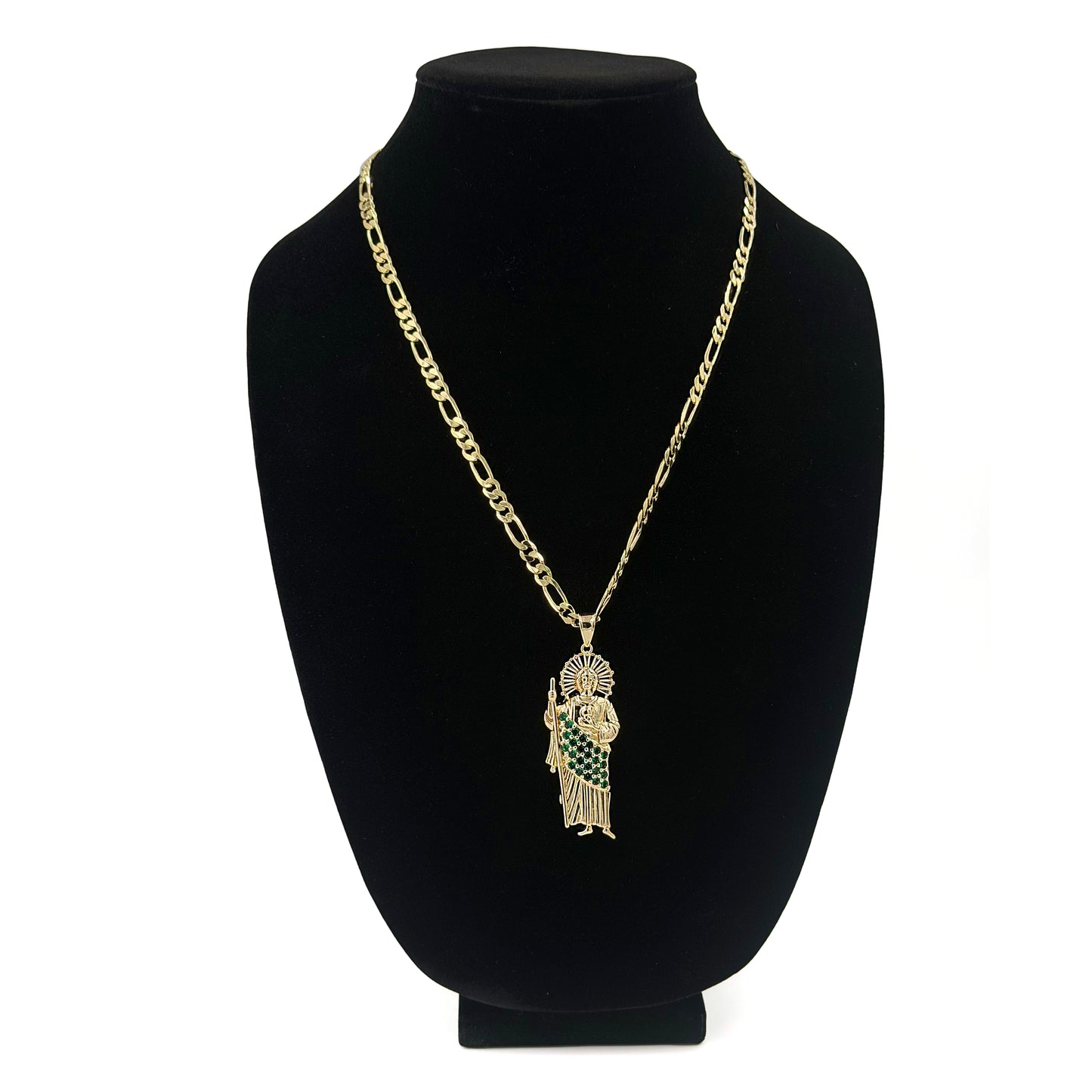 Cadena con Dije Caballero Oro Laminado 14k