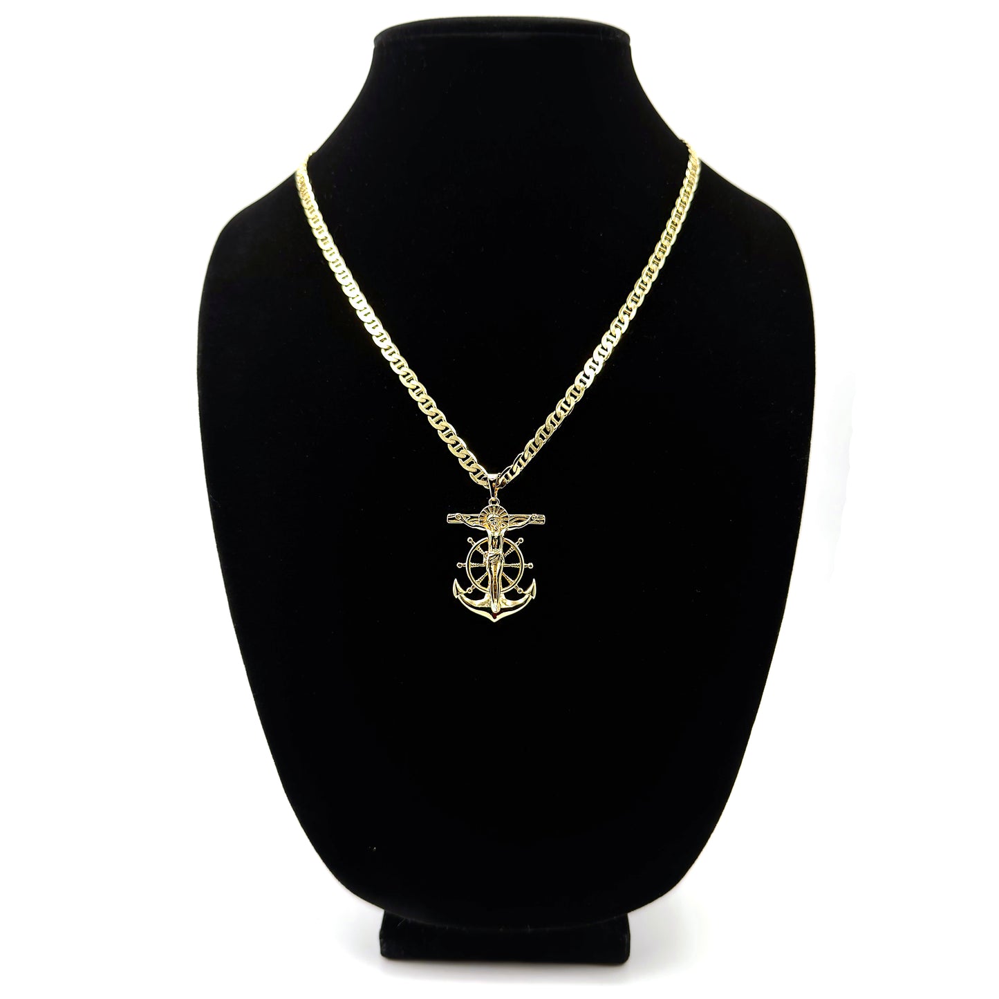 Cadena Caballero Oro Laminado