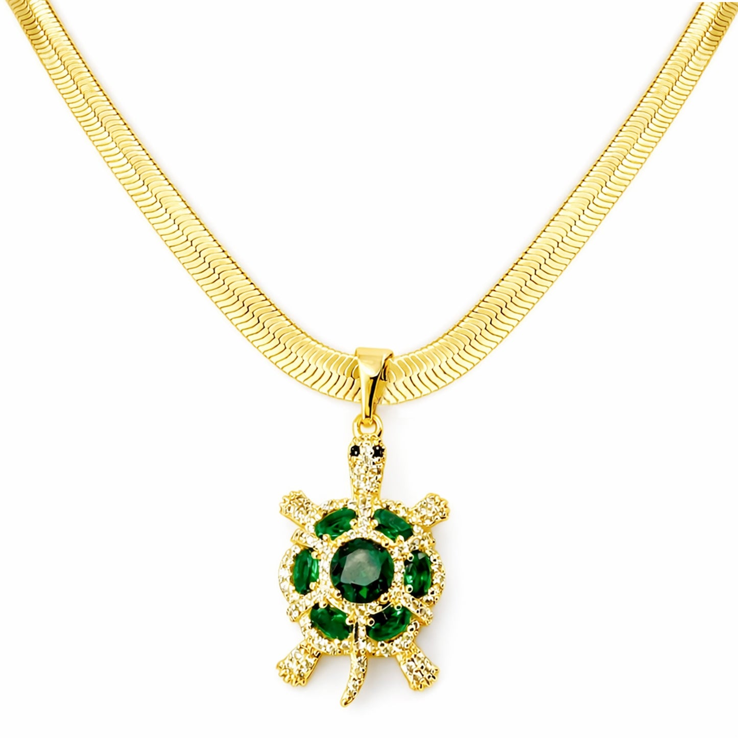 Cadena con dije, oro laminado Alta calidad