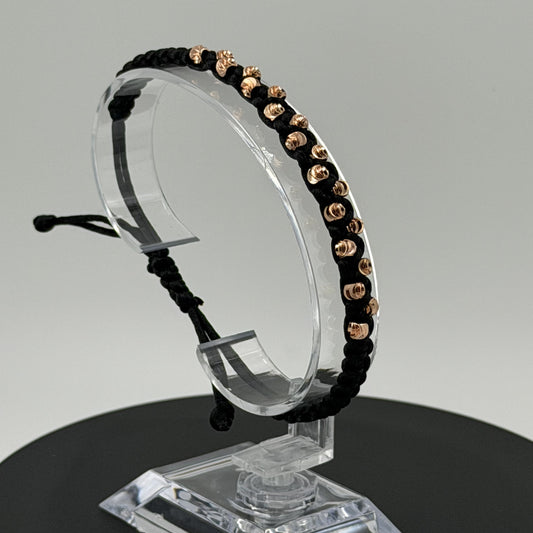 Pulsera Tejida Artesanal Oro Laminado.Nuestras Pulseras son Ajustables