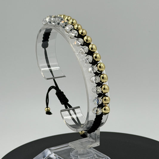 Pulsera Tejida Artesanal Oro Laminado Nuestras Pulseras son Ajustables