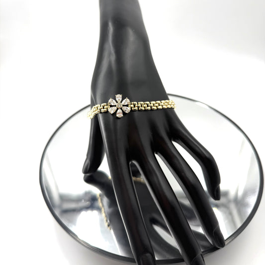 brazalete para dama oro laminado alta calidad